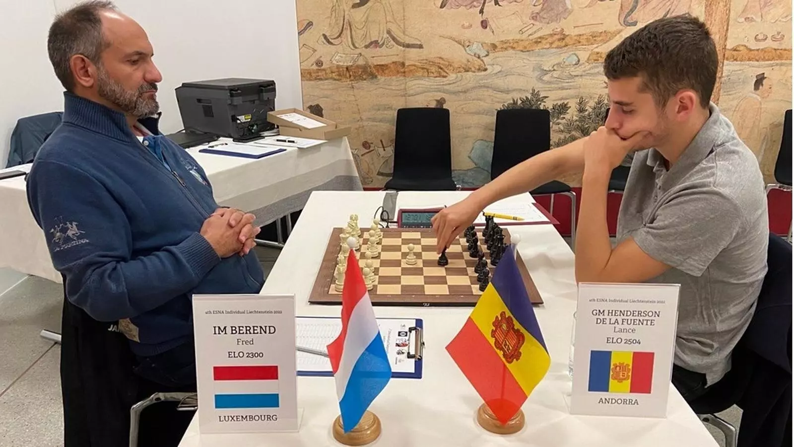 Lance Henderson, campió del 4t Campionat Individual dels Petits Estats d'Europa.