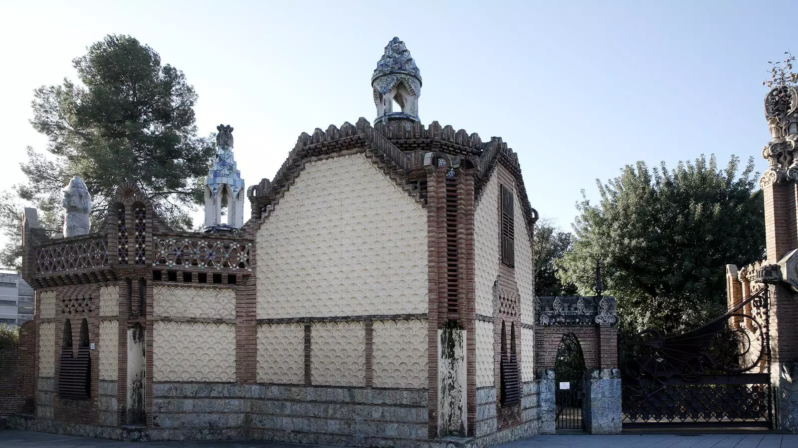 La casa del guarda de la finca Güell