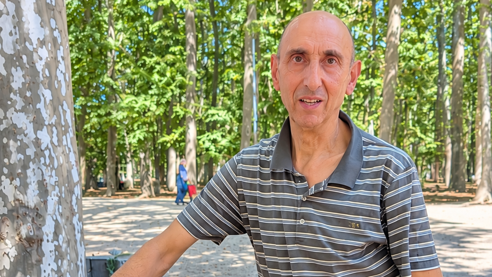 Jordi Fortià, at the Devesa of Girona