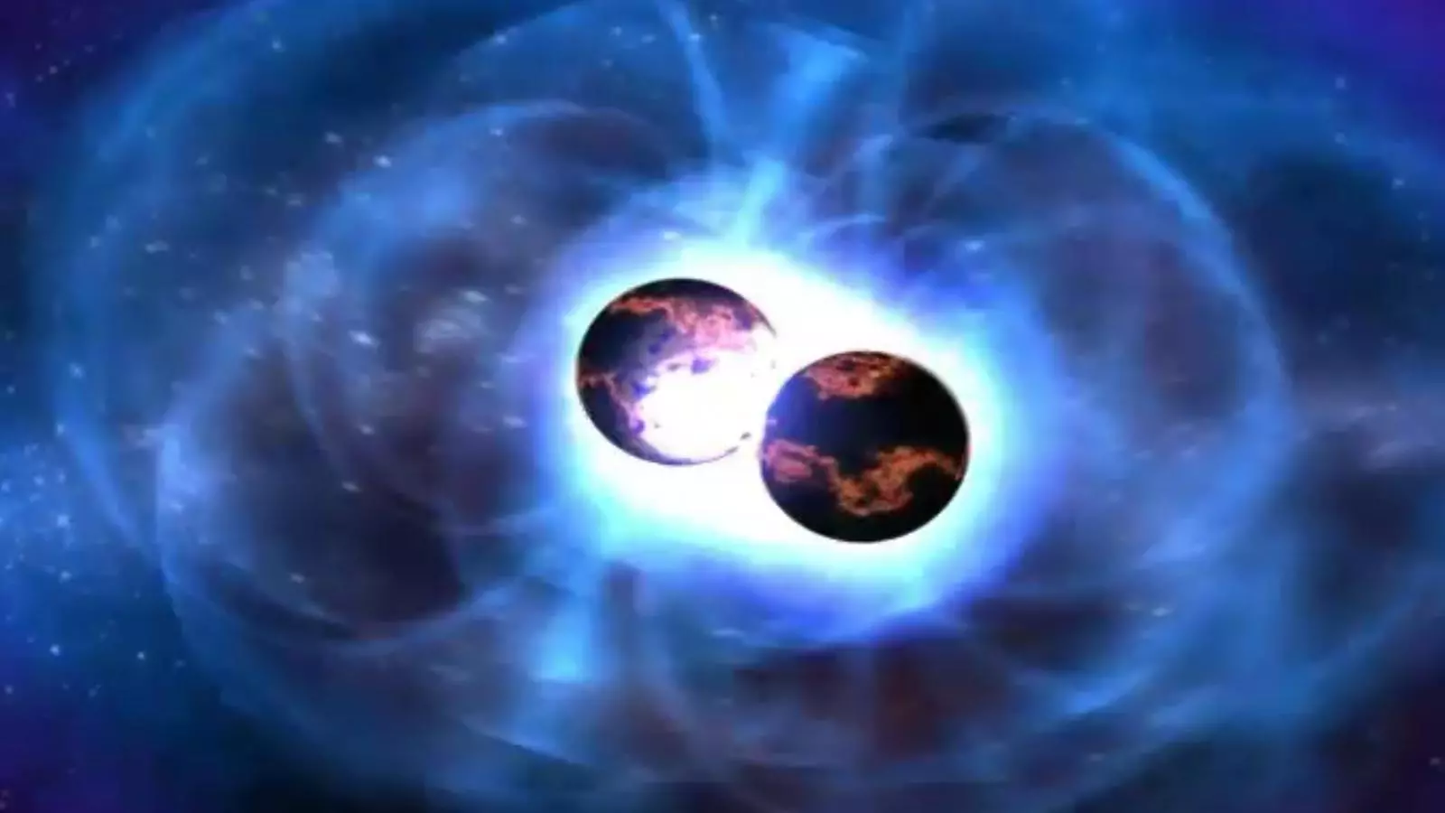 Moment de la fusió d'estrelles de neutrons obre una nova època de l'astronomia