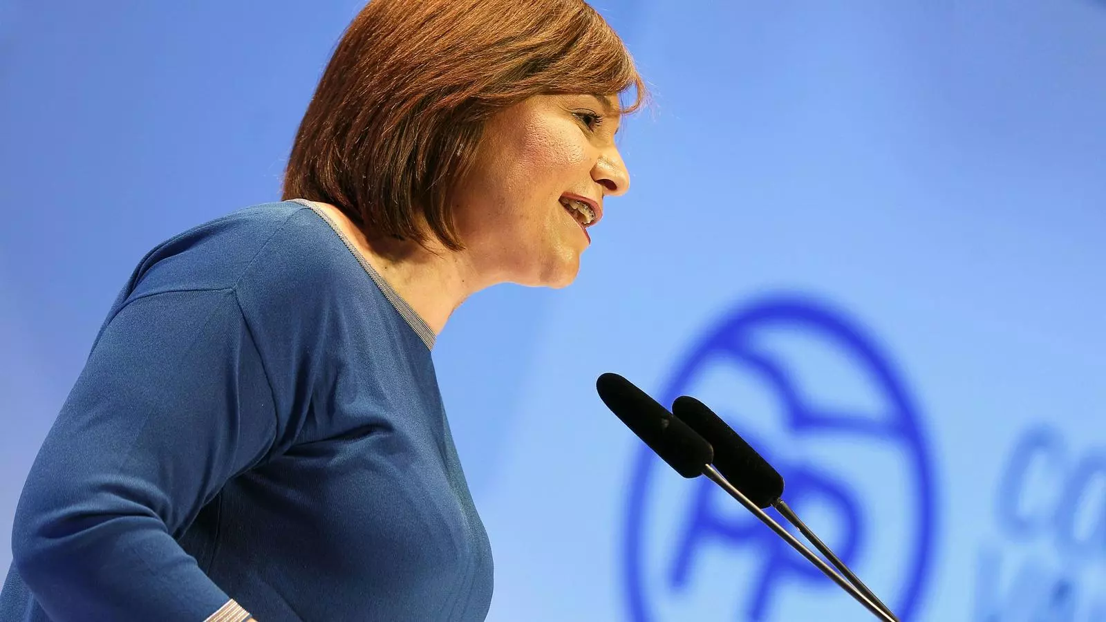Isabel Bonig durant la seva intervenció