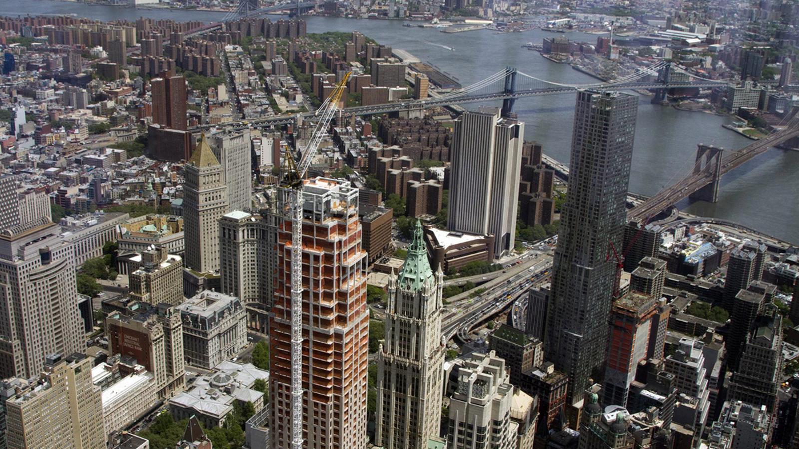 Una vista de Manhattan desde la Torre de la LLibertat. EFE/Miguel Rajmil