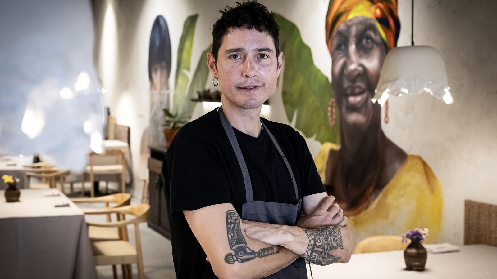 Santiago Sánchez, chef and owner of the Chambacú restaurant.