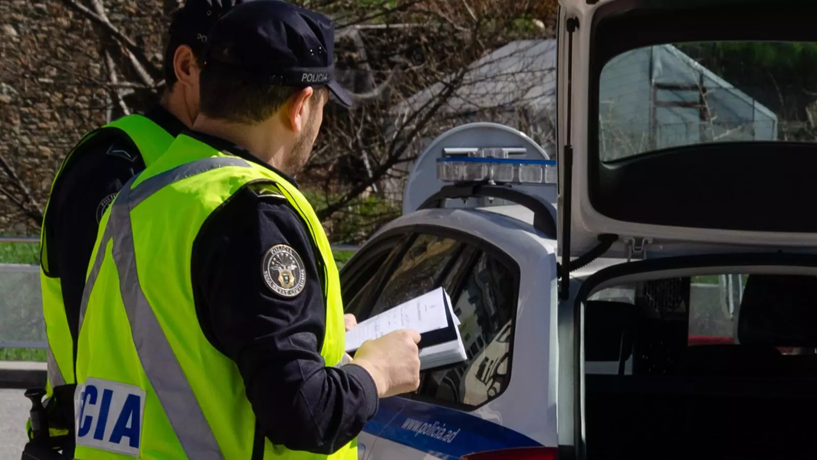 Un control de la policia. / ARXIU ANA