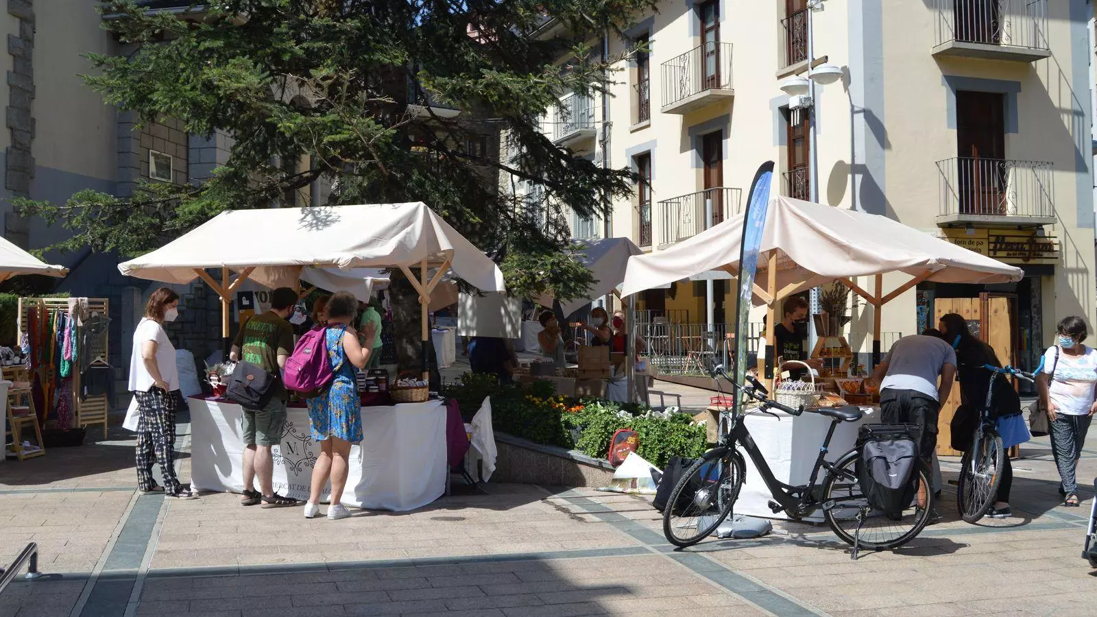 Una imatge del Mercat de la Vall.