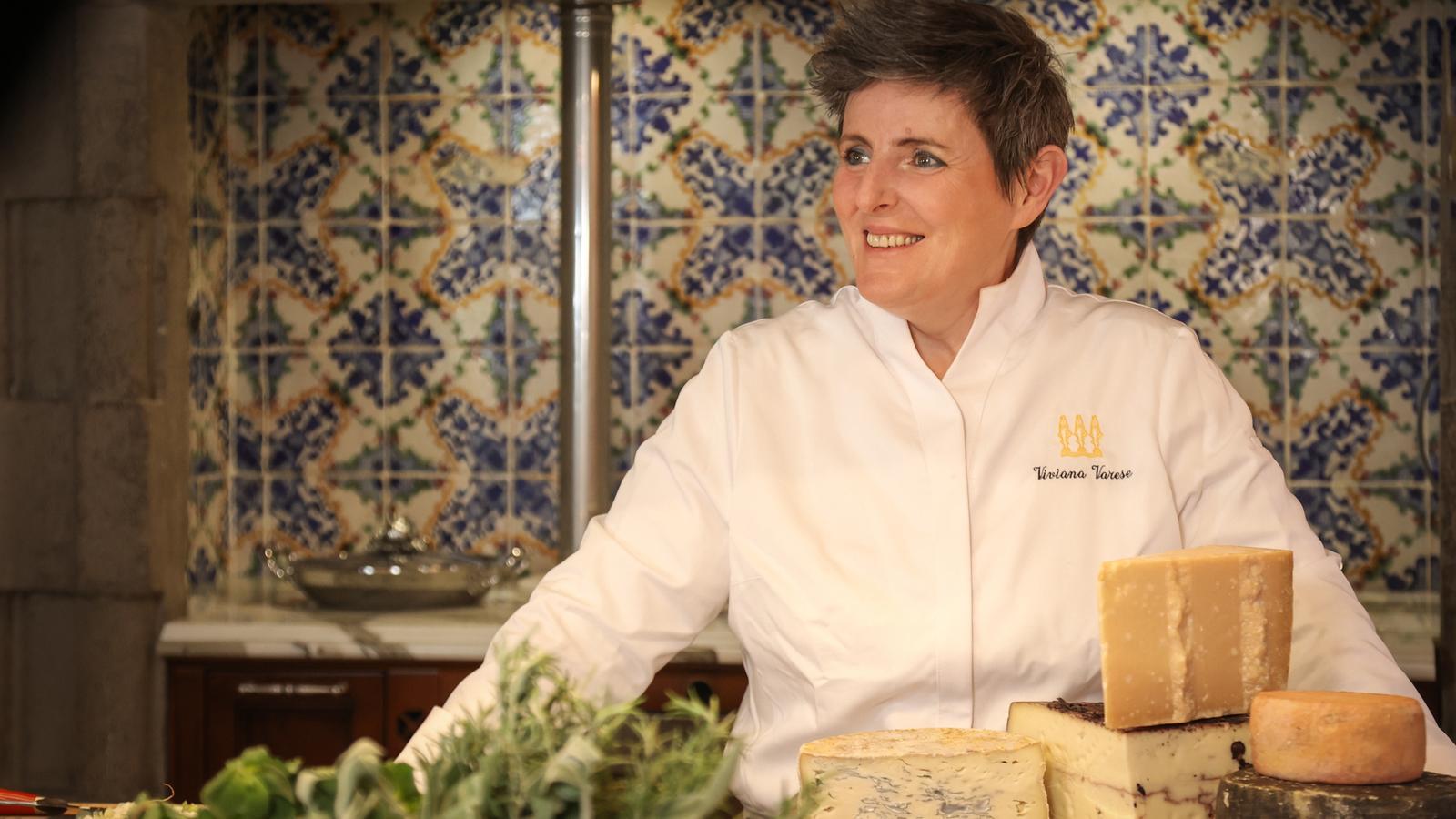 The cook Viviana Varese at the Hotel Passalacqua, on Lake Como.