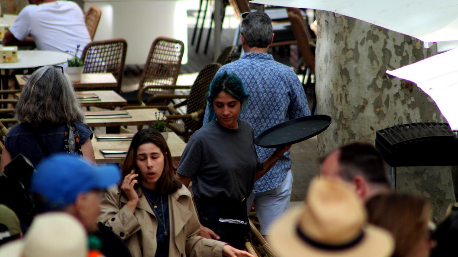 A worker in the Balearic Islands
