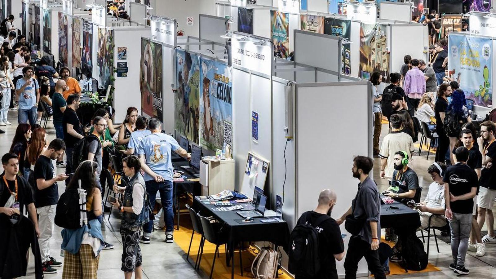 Feria de videojuegos IndieDevDay, La Farga, L Hospitalet de Llobregat 27.09.2024 Foto PERE VIRGILI Diario Ara