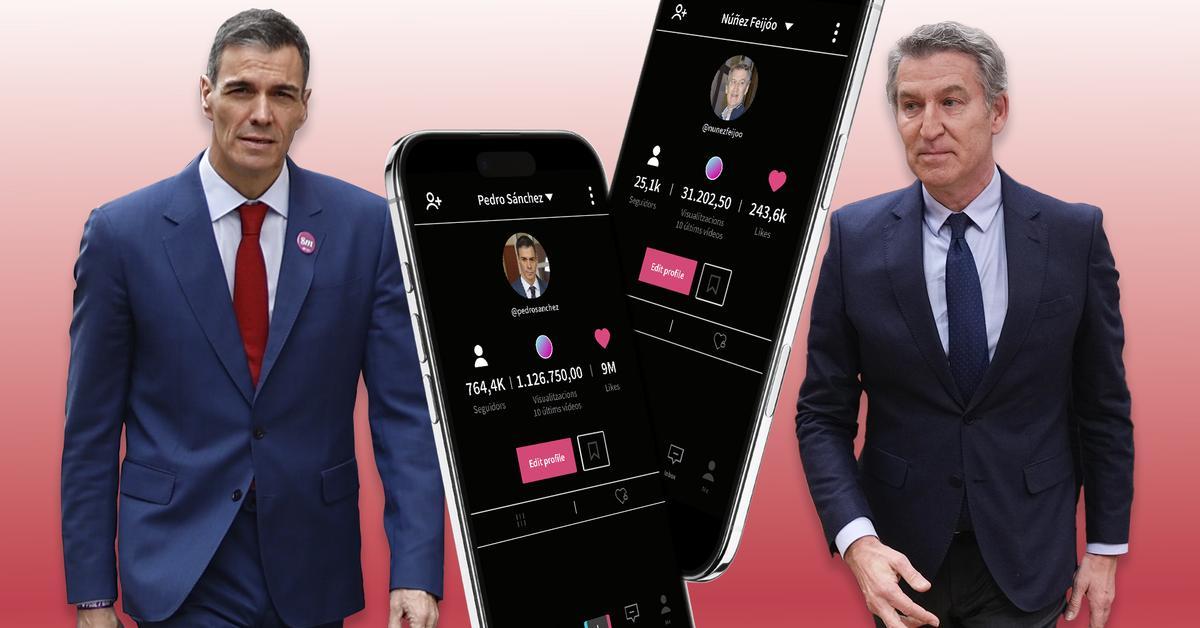Sánchez vs. Feijóo: La batalla del vídeo vertical