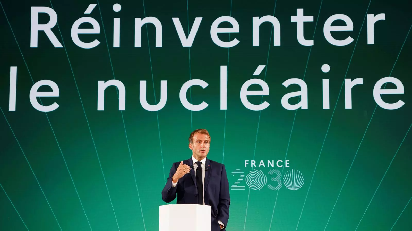 El president de França, Emmanuel Macron, en el seu discurs aquest dimarts per presentar el programa de govern.