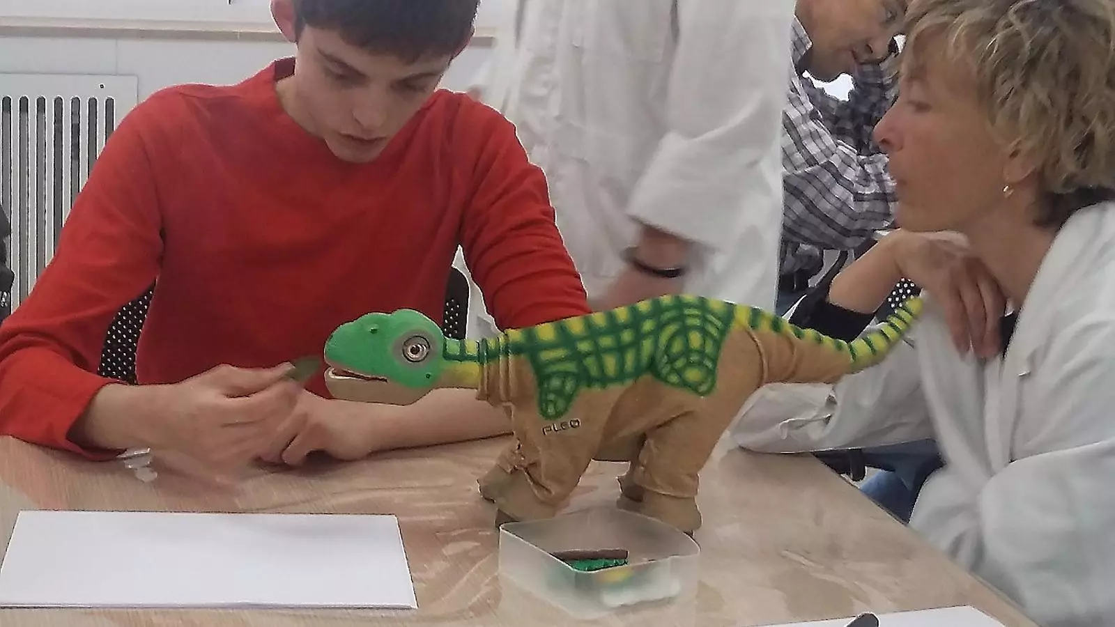 Un dels robots introduïts pel centre Villablanca.