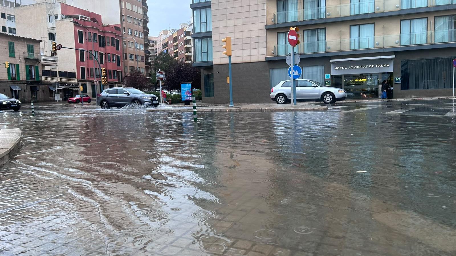 Les Balears han viscut un epidosi de pluja intensa aquest dilluns