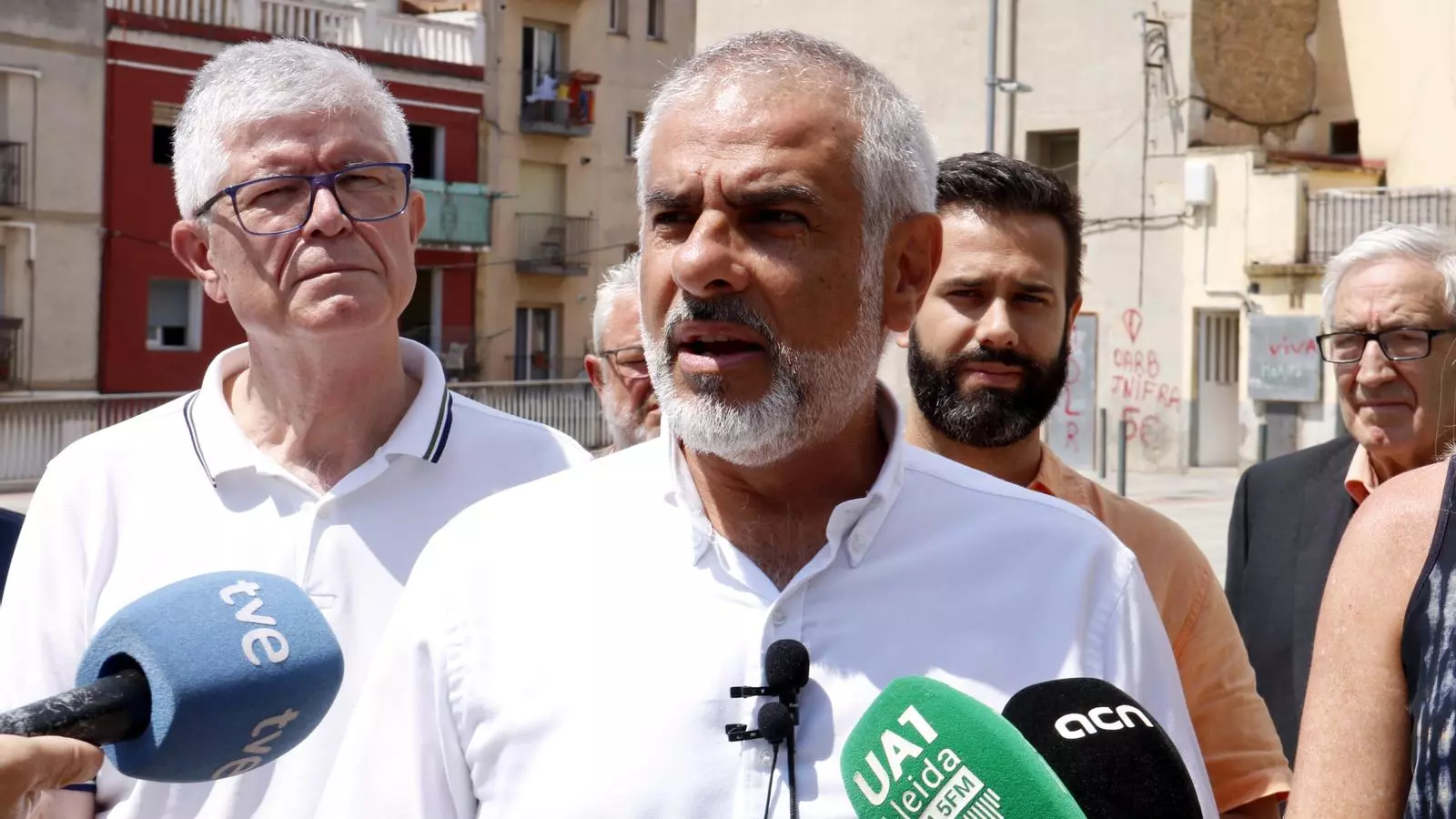 El líder de Cs, Carlos Carrizosa, aquest dimecres a Lleida