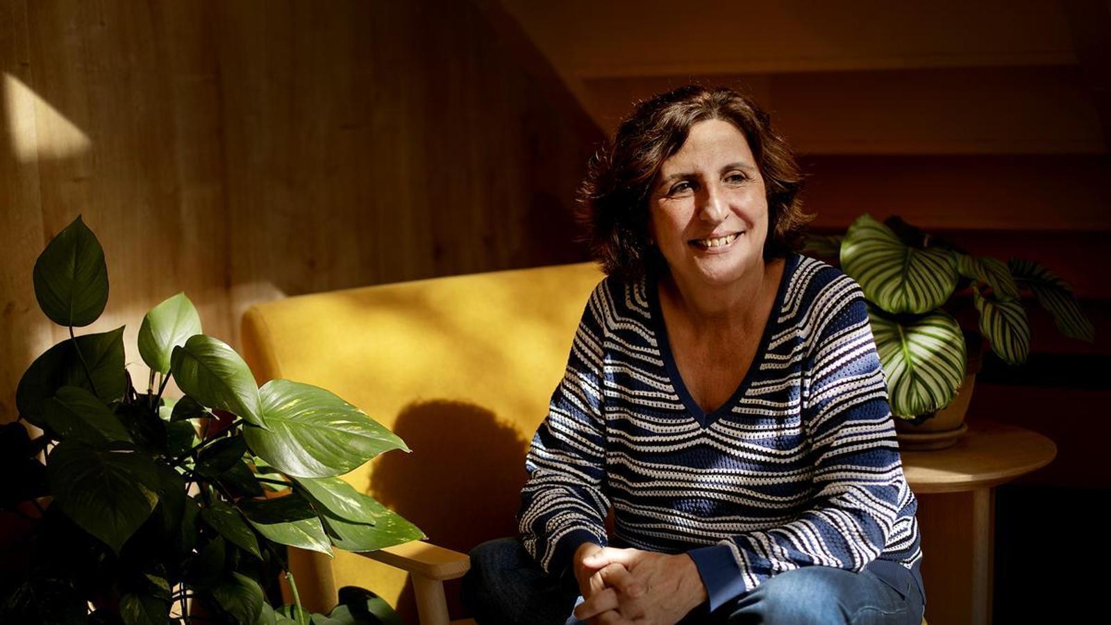 Writer Sílvia Soler photographed in Barcelona.