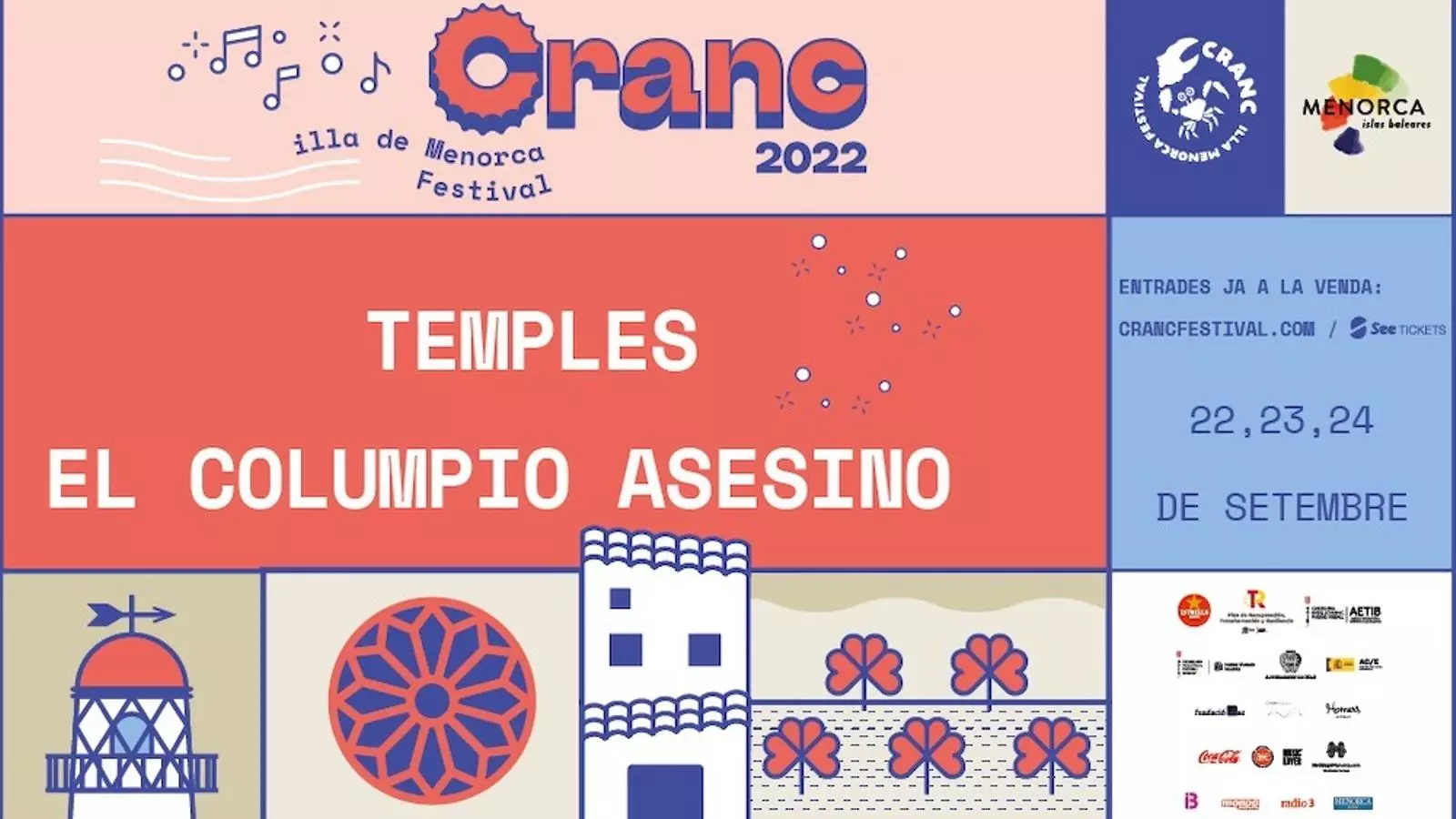 Cartell del Cranc menorca festival