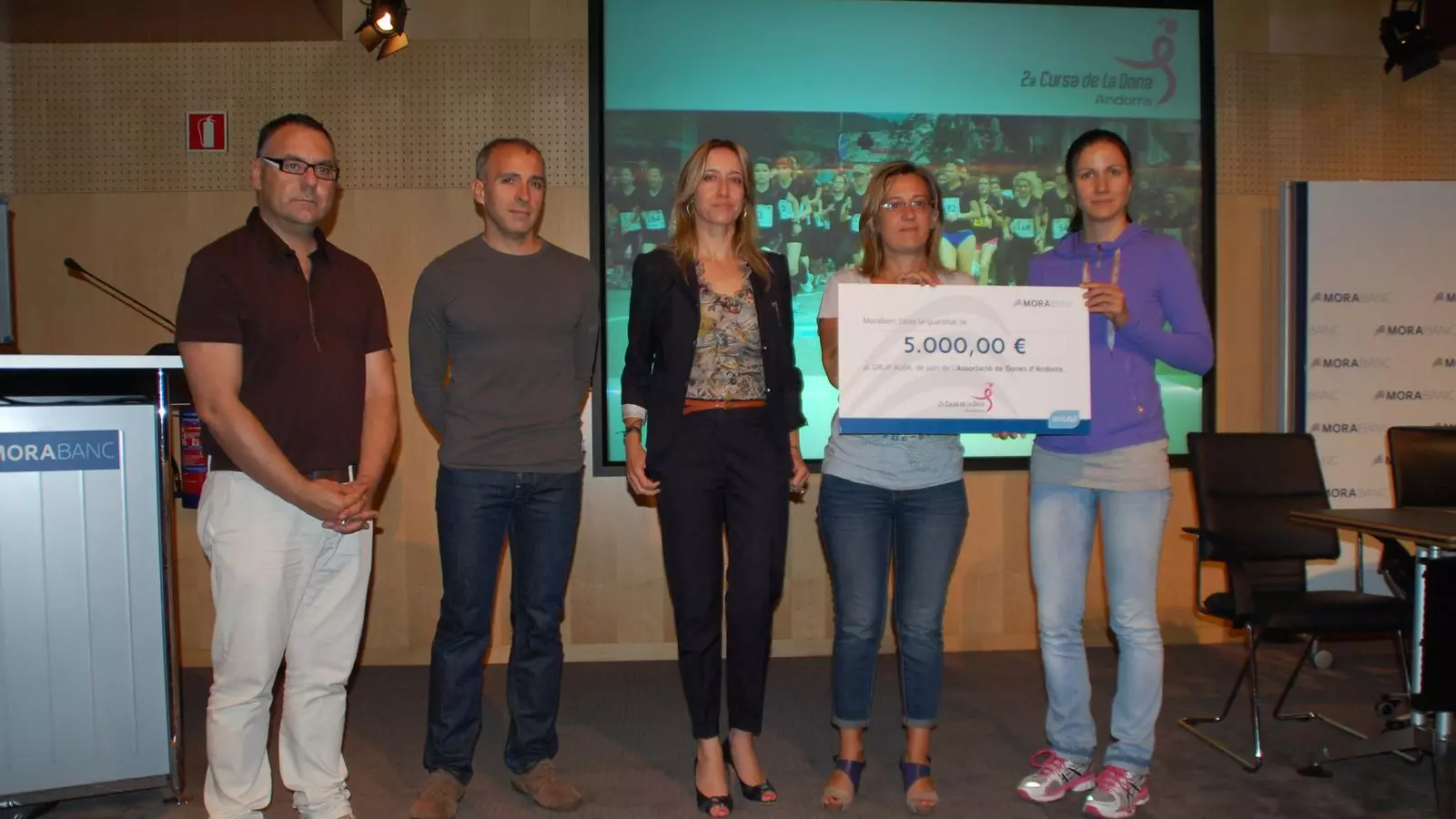 Lliurament aquest dijous de la recaptació de la Cursa de la Dona a l'Associació de Dones d'Andorra.