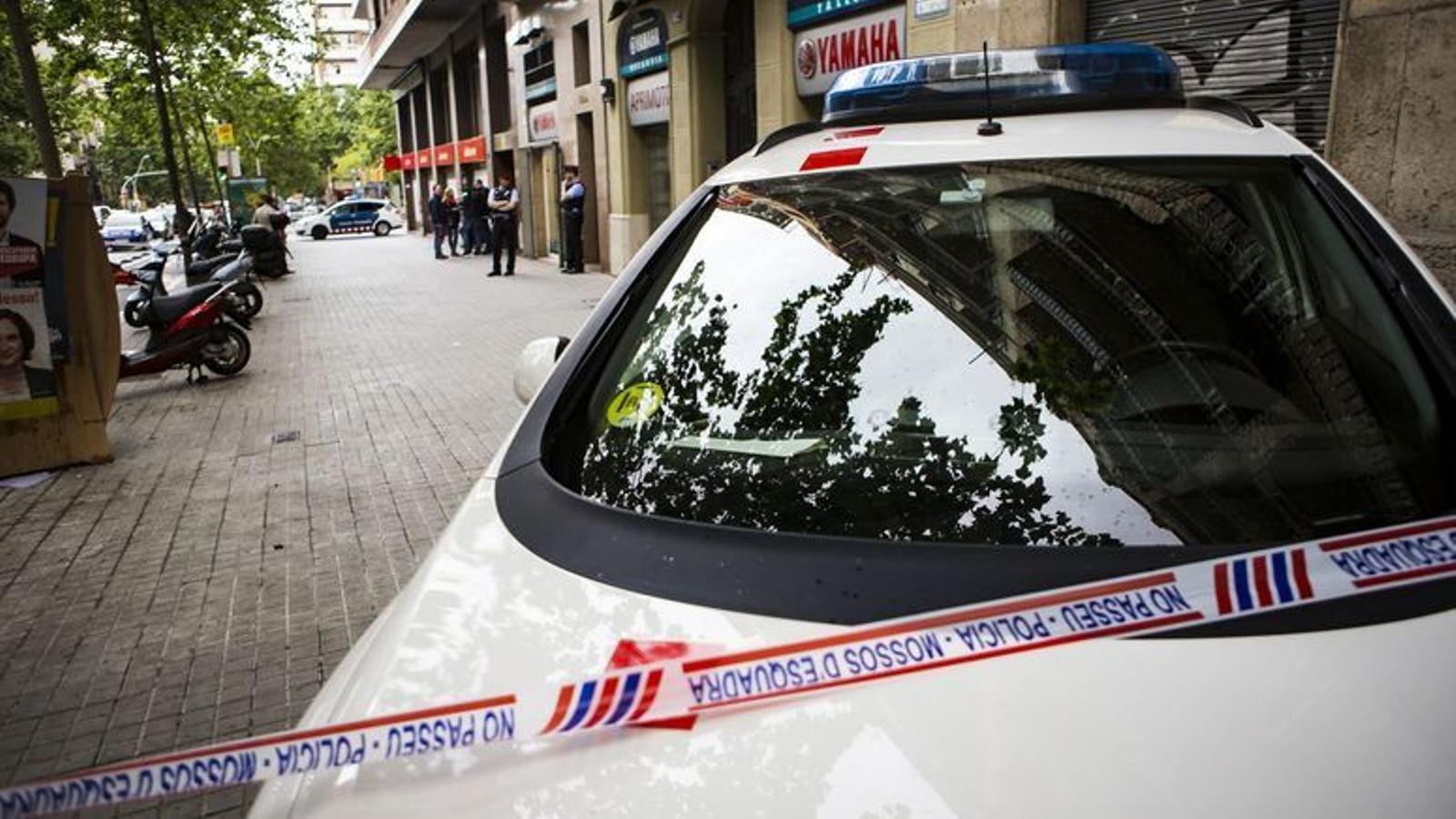 A vehicle of the Mossos d'Esquadra in Barcelona, in an archive image
