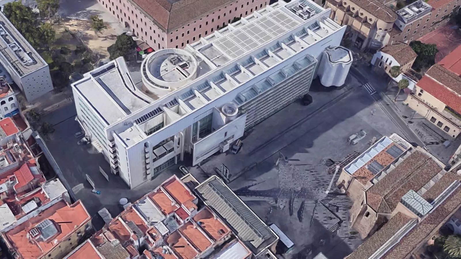 Vista aèria del Macba