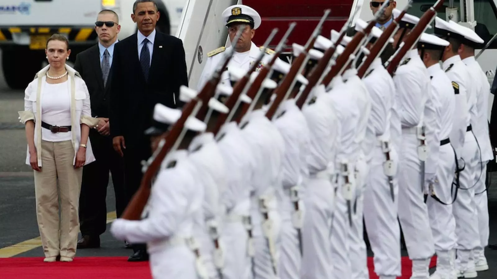 Barack Obama arriba a Cartagena, Colòmbia / EFE