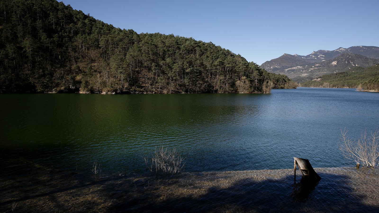 El embalse del pantano de la Baells en el término de Vilada en una imagen de archivo.