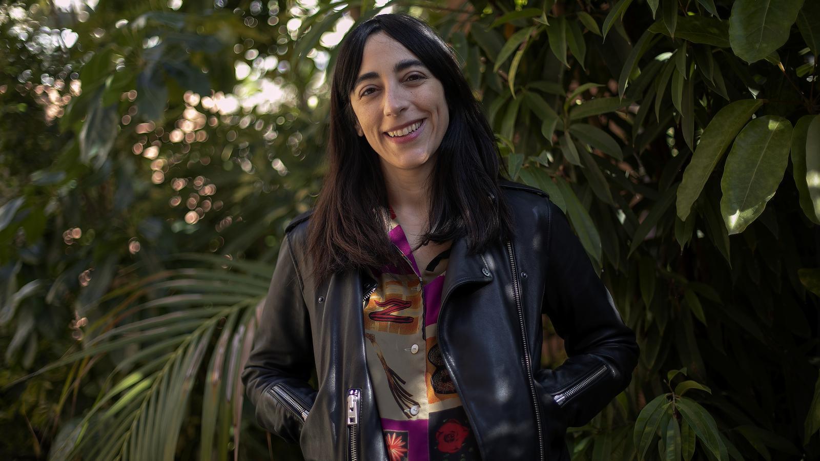 La escritora italiana Claudia Durastanti durante una entrevista en Barcelona.