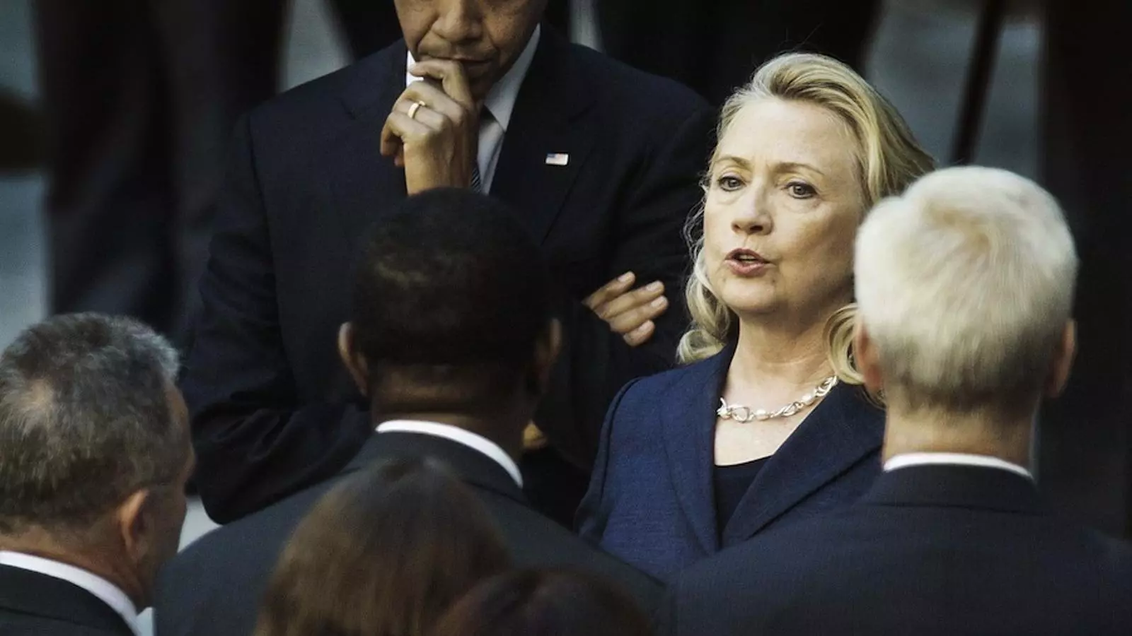 Barack Obama i Hillary Clinton a la Casa Blanca. AFP