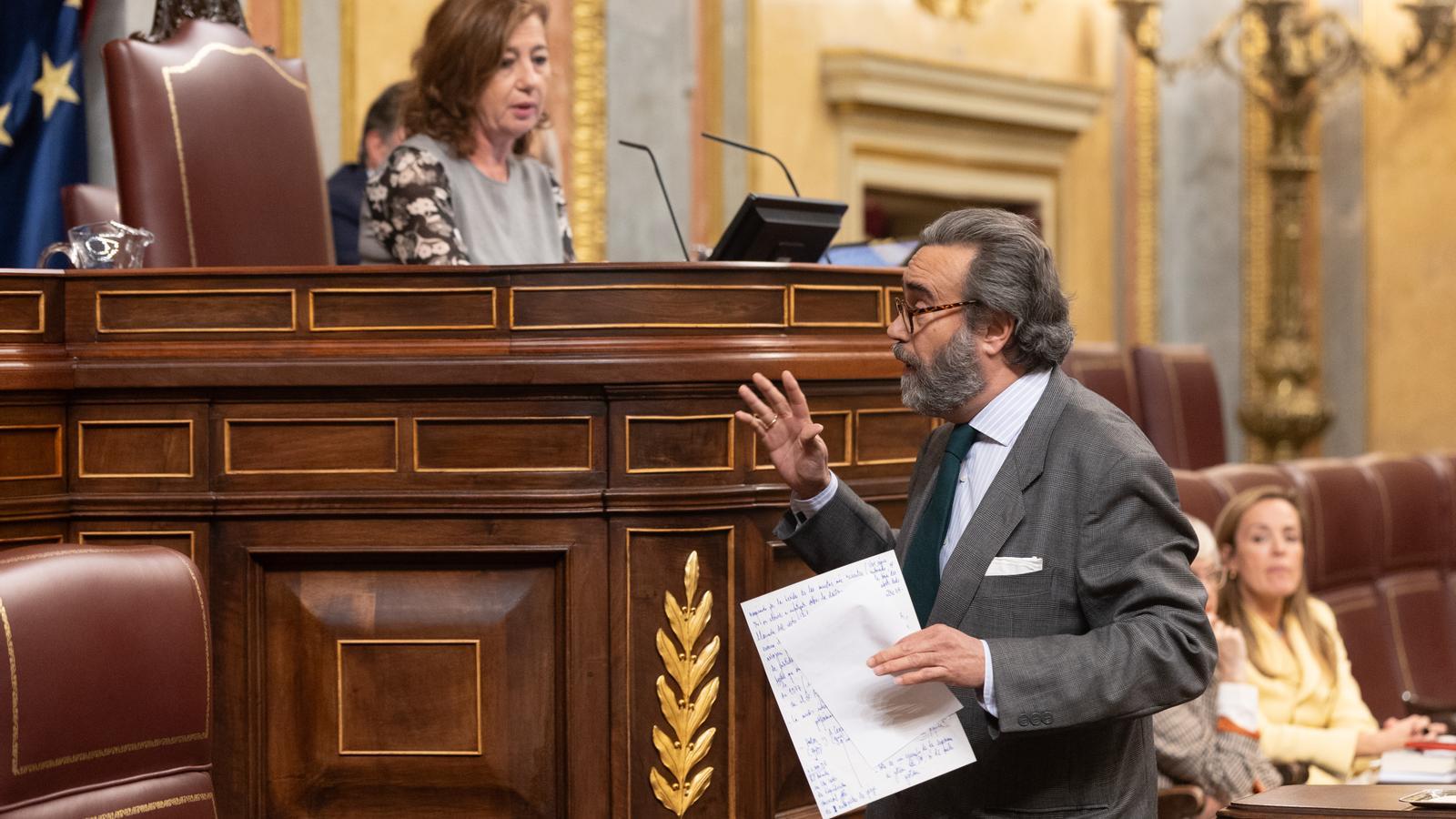 Imagen de archivo del diputado de Vox José María Sánchez García en el Congreso