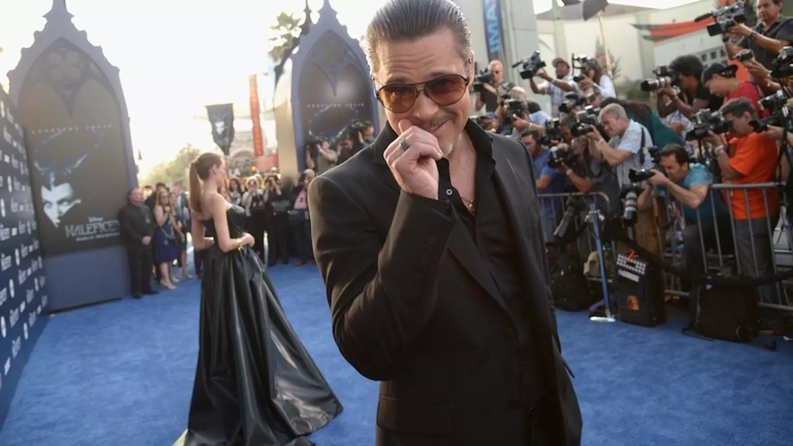 Brad Pitt a l'estrena de 'Malefica' / GETTY