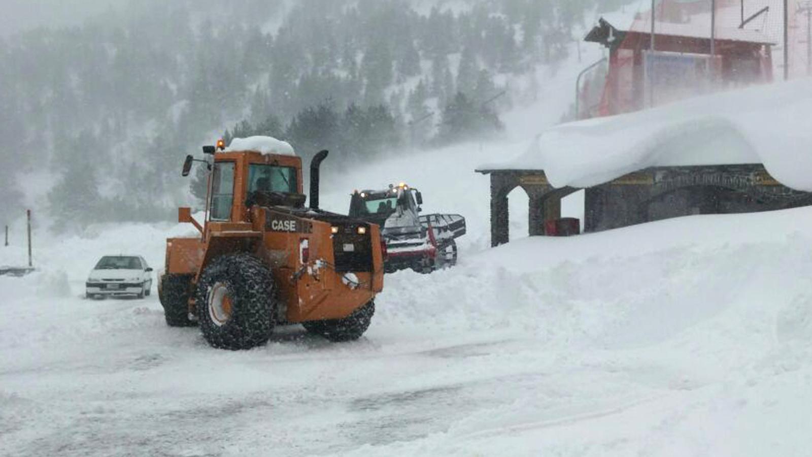 La neu acumulada ha arribat als 3 metres / Vallnord