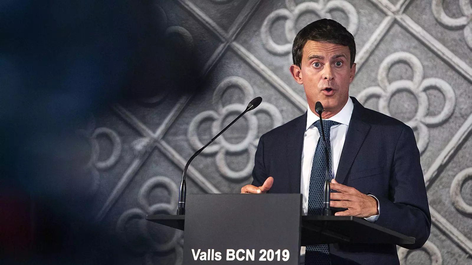 Una compareixença de Manuel Valls a Catalunya.