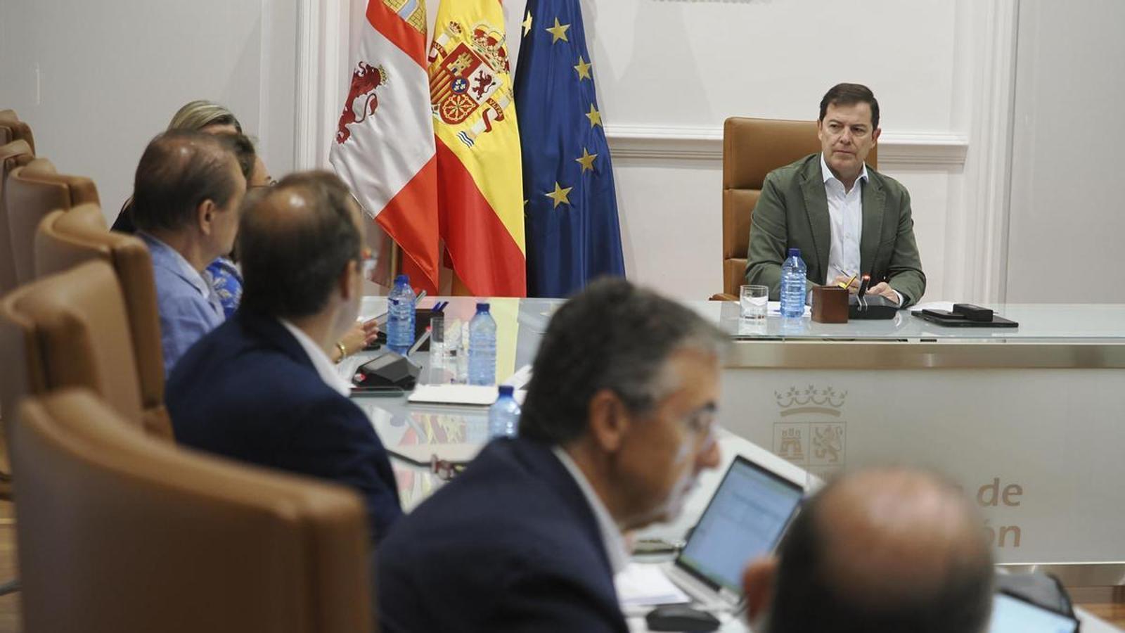 The President of Castile and León, Alfonso Fernández Mañueco, met with members of his executive