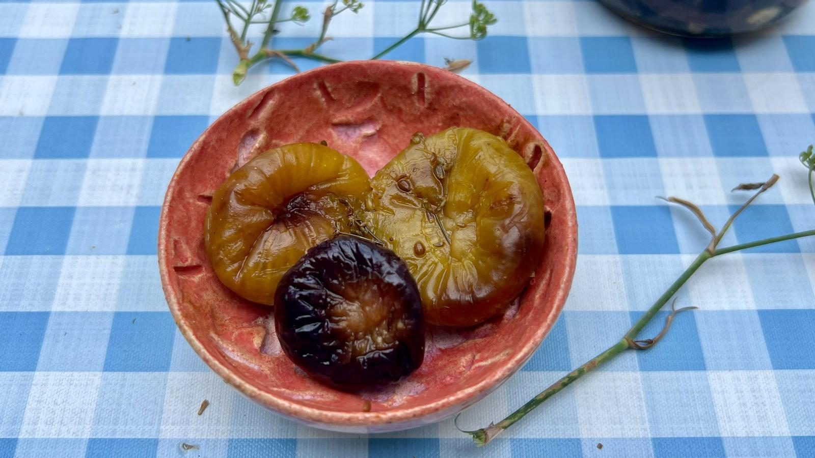 Conserva de higos secos.
