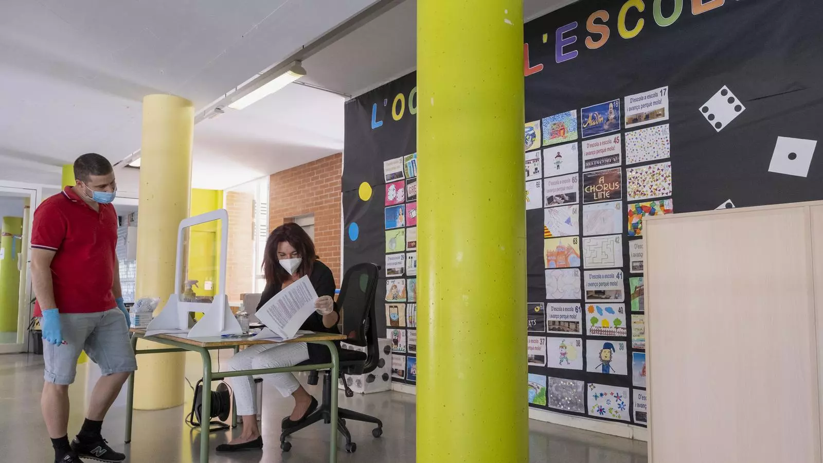 L'escola Dolors Almeda de Cornellà, aquest dimarts