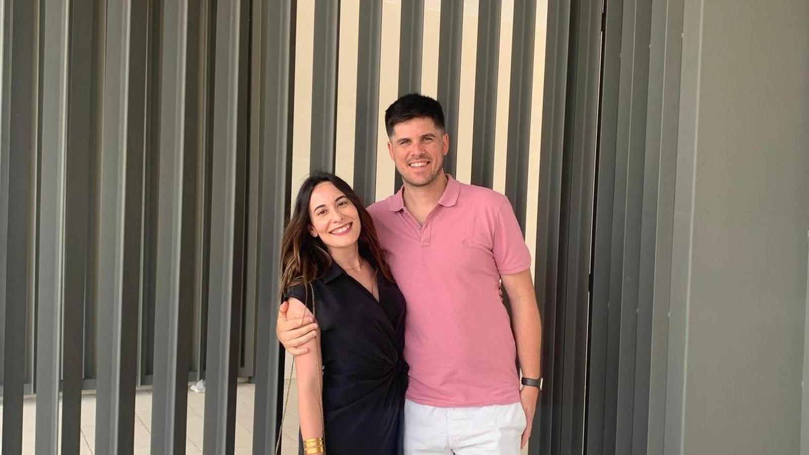 Architect Ignacio Morente-Gemas and his partner, Emma