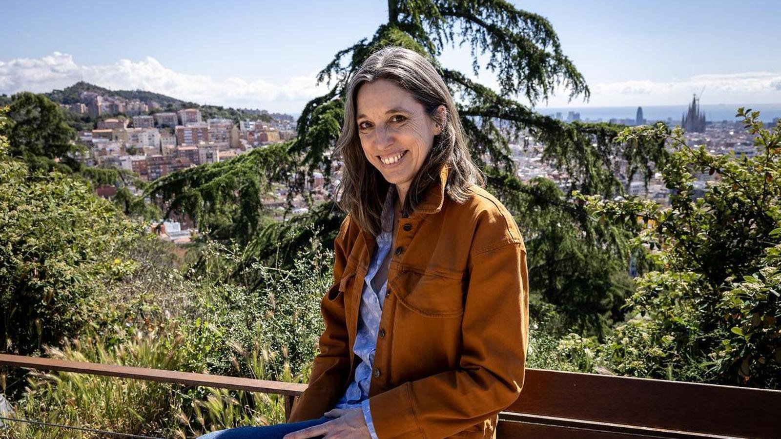Llucia Ramis, author of 'A square meter', in an image at the top of Putxet.