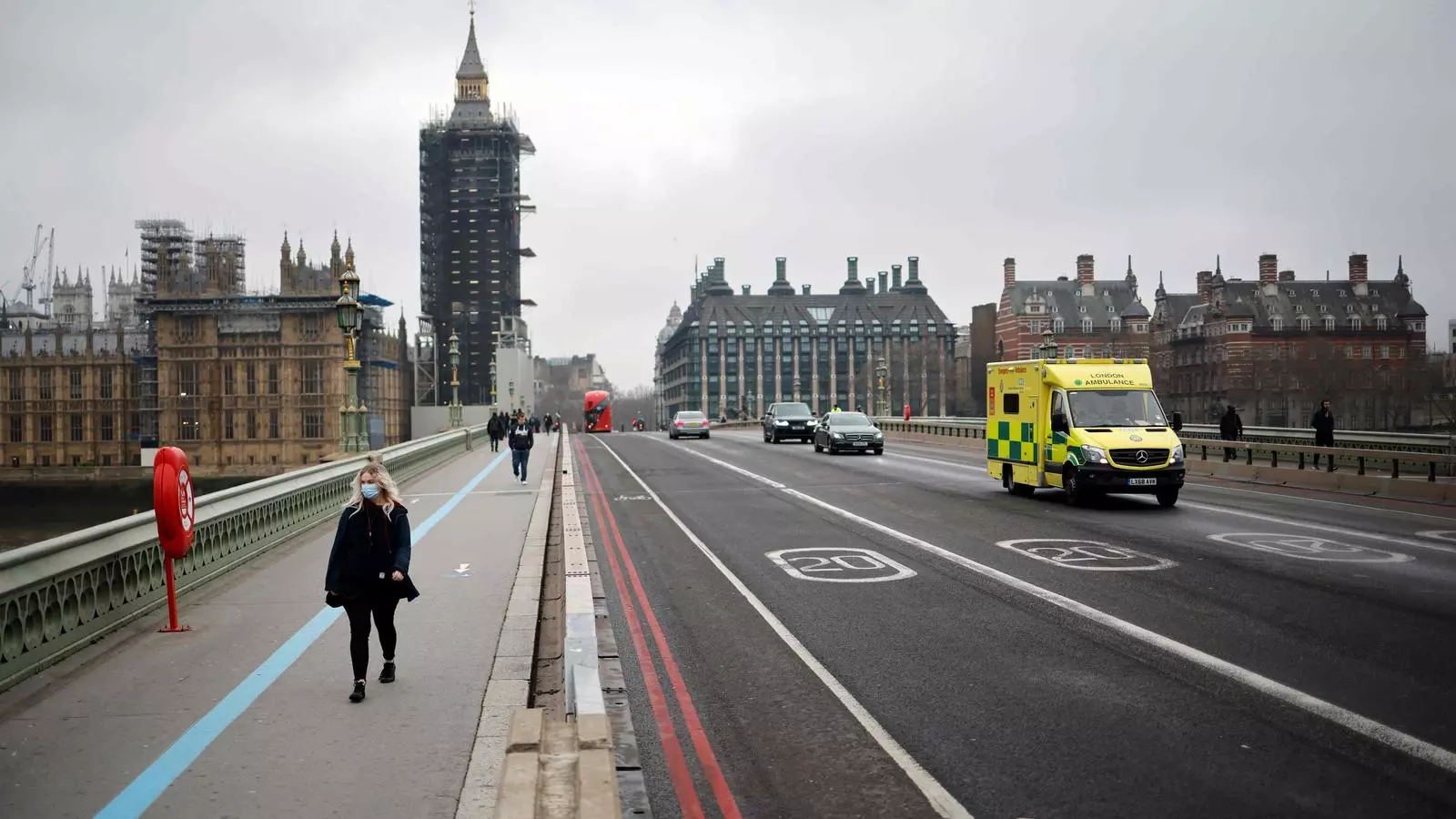 Imatge del pont de Westminster al centre de Londres
