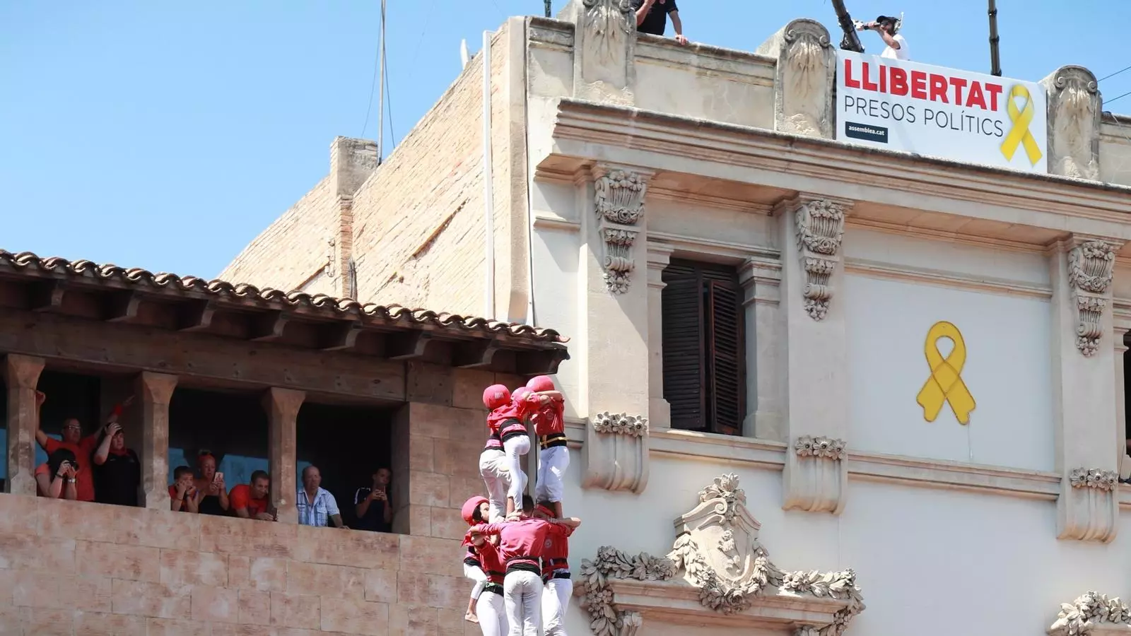 Intent de 3d9 sense folre de la Colla Joves Xiquets de Valls