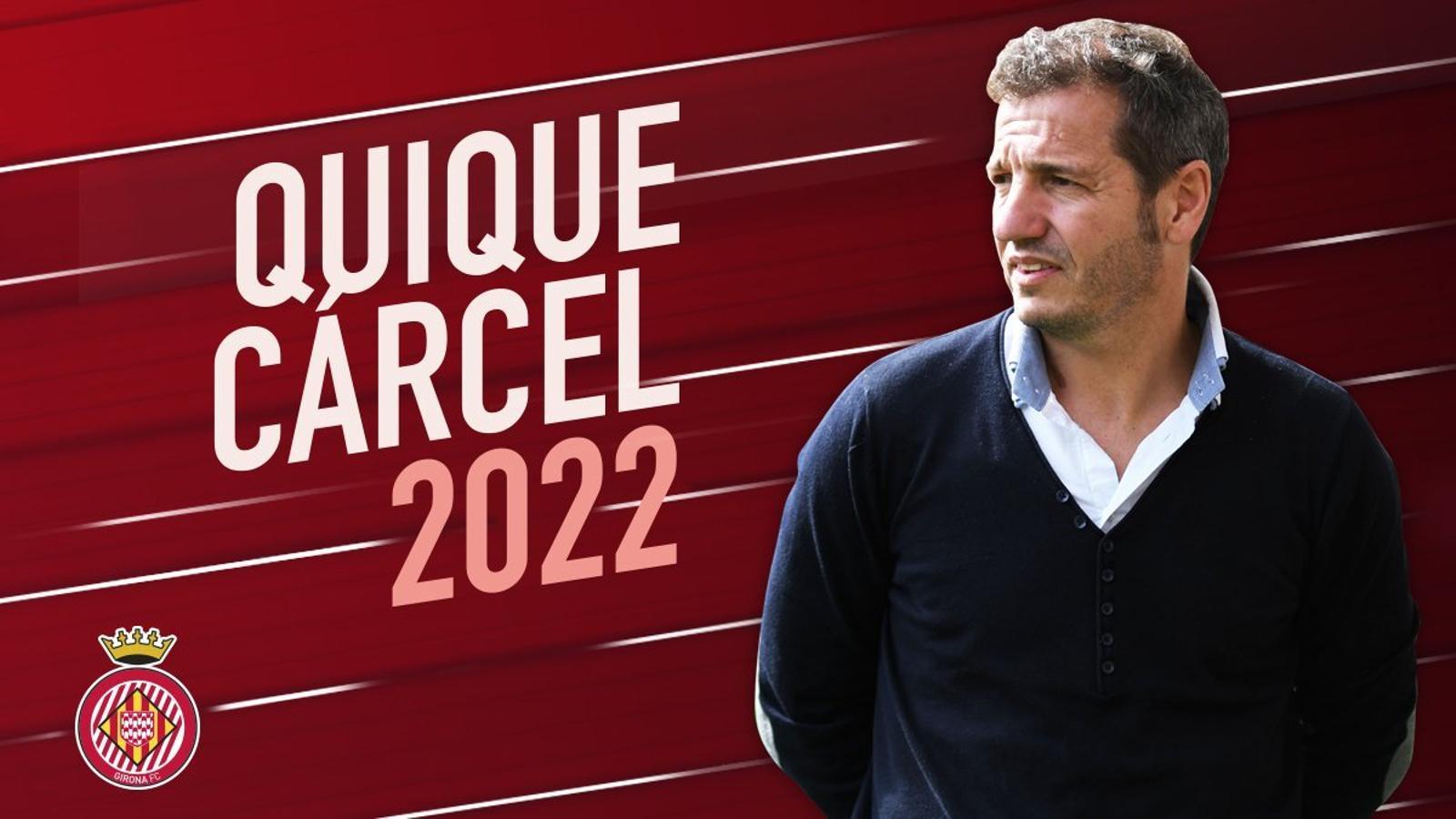 Quique Cárcel serà del Girona fins al 2022