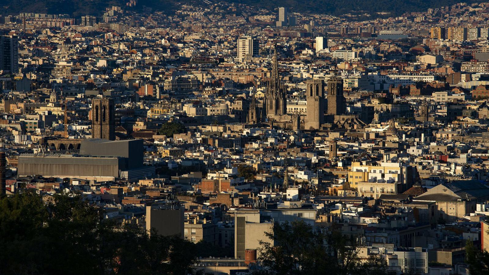 A panoramic view of Barcelona in a file image.