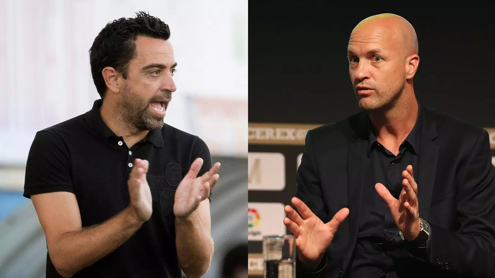 Xavi Hernández i Jordi Cruyff