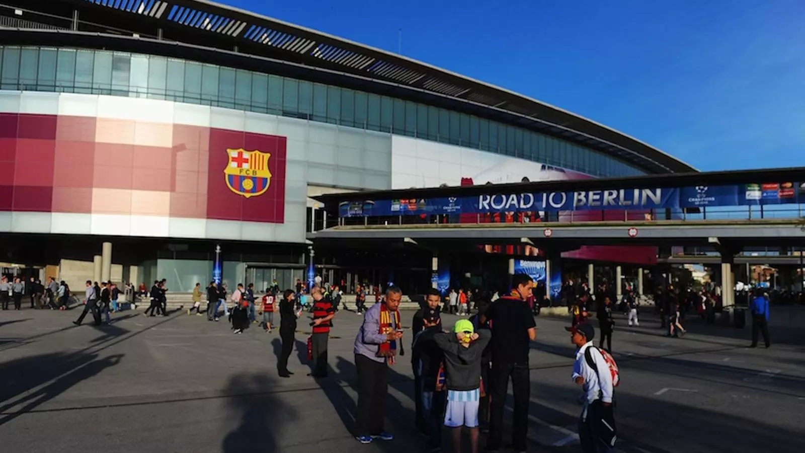 El Camp Nou, preparat / GETTY IMAGES