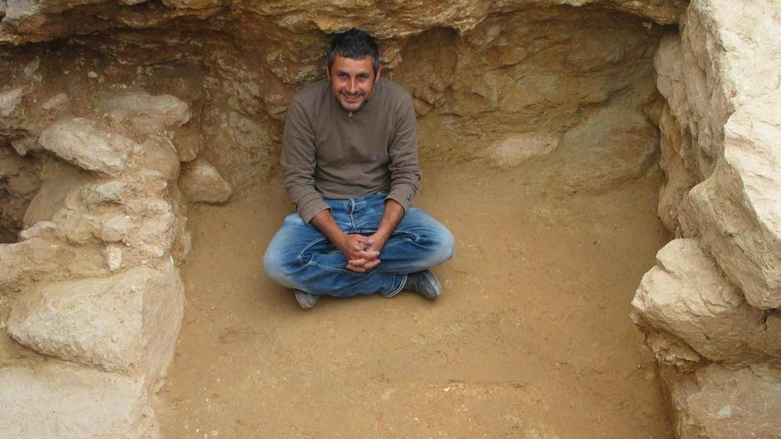 L'arqueòleg Josep Maria López Garí.