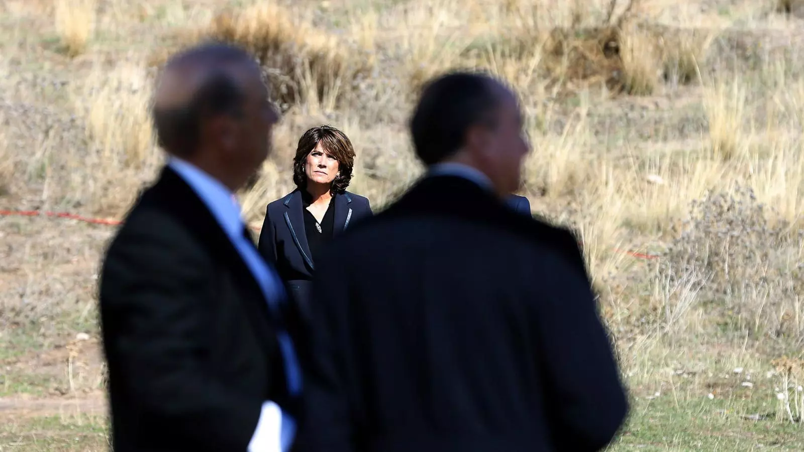 La fiscal general de l’Estat, Dolores Delgado, el dia que es va exhumar Franco.