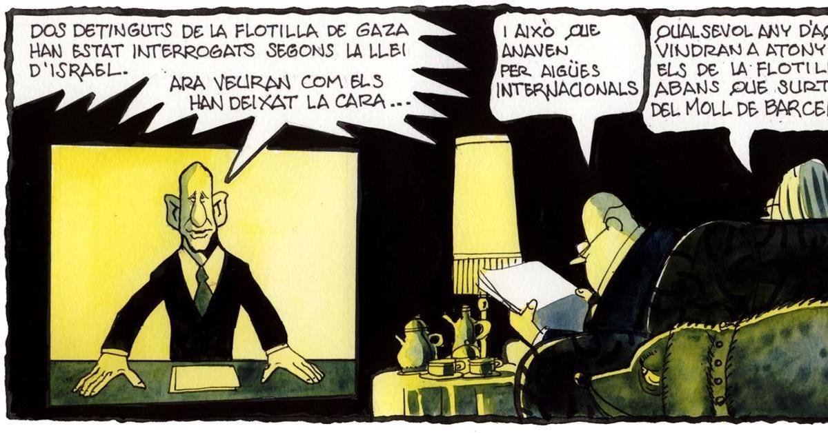 La flotilla, a 'A la contra' de Miquel Ferreres
