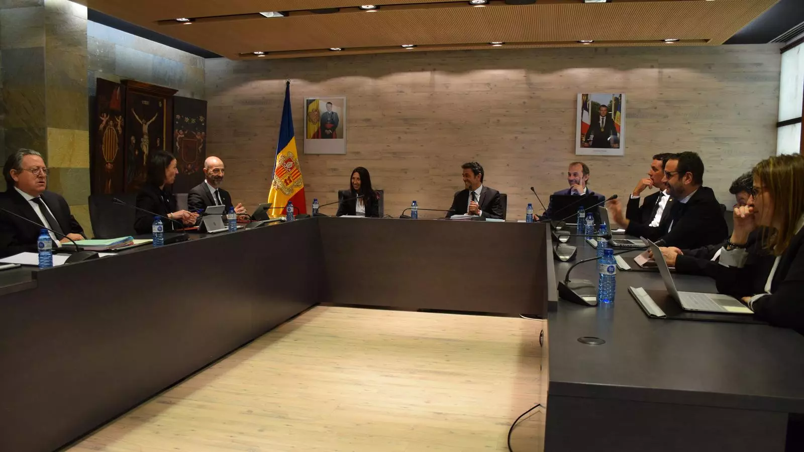 Un instant de la sessió de consell de comú celebrada aquest dijous.
