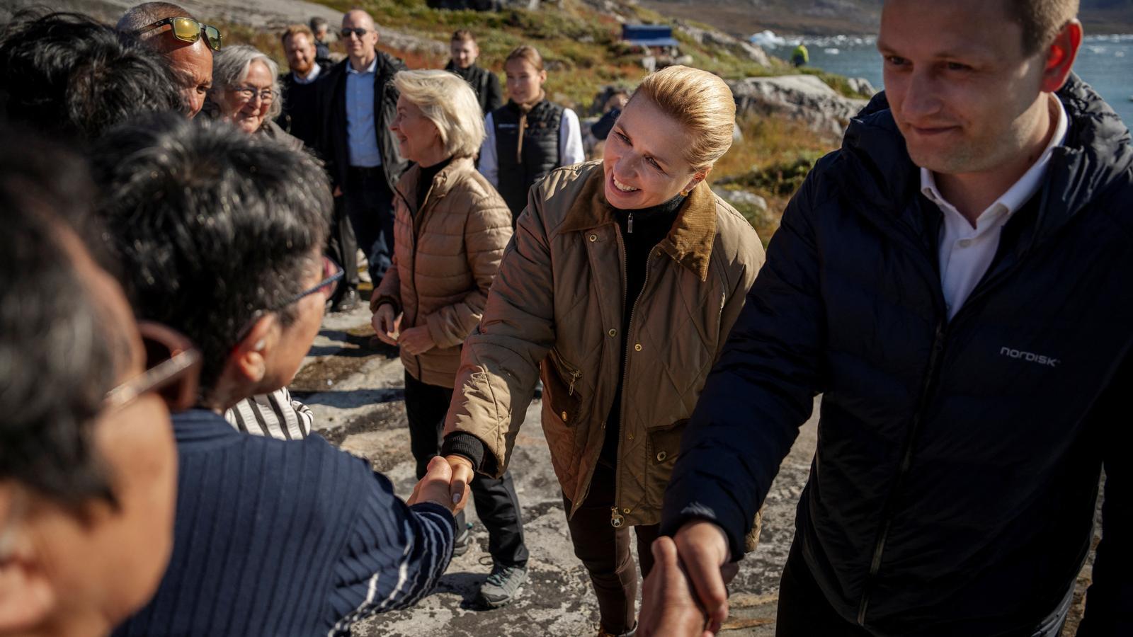 The president of the European Commission, Ursula von der Leyen, visited Greenland a few weeks ago accompanied by the Danish prime minister and the Greenlandic prime minister.
