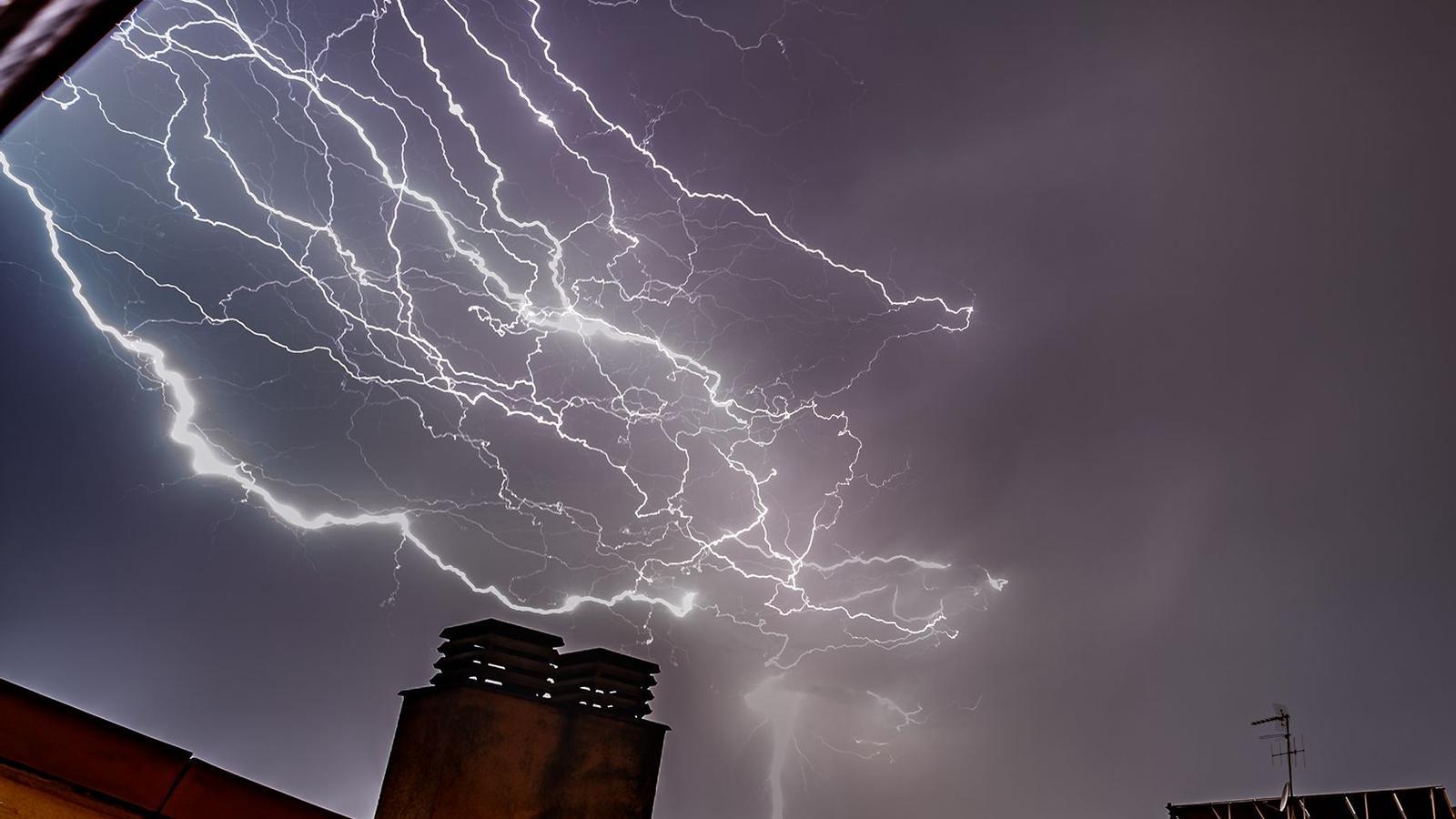Thunderstorm last night