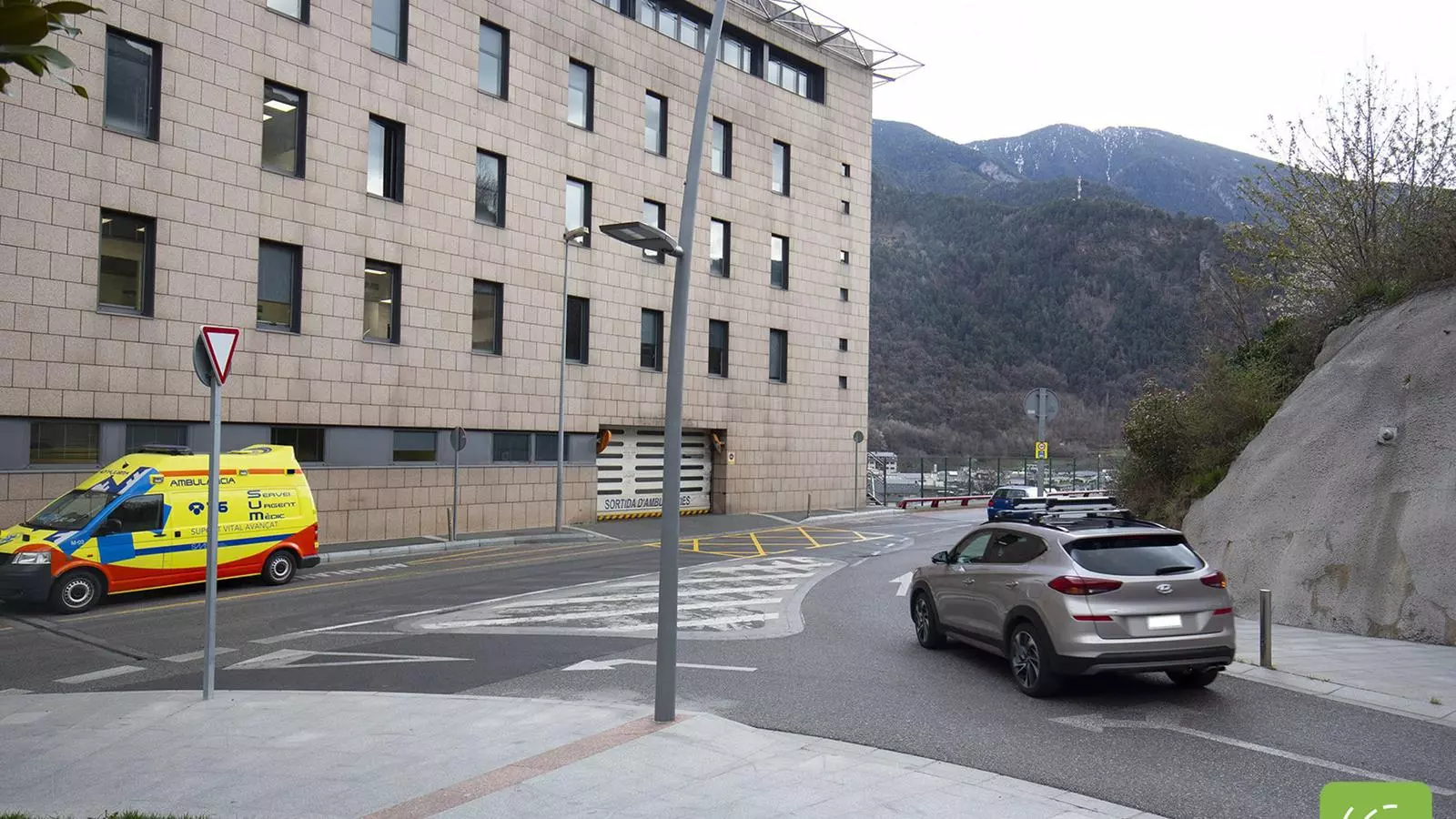 El tram de carrer que es veurà afectat a partir de dilluns a l'altura d'Escaldes-Engordany.