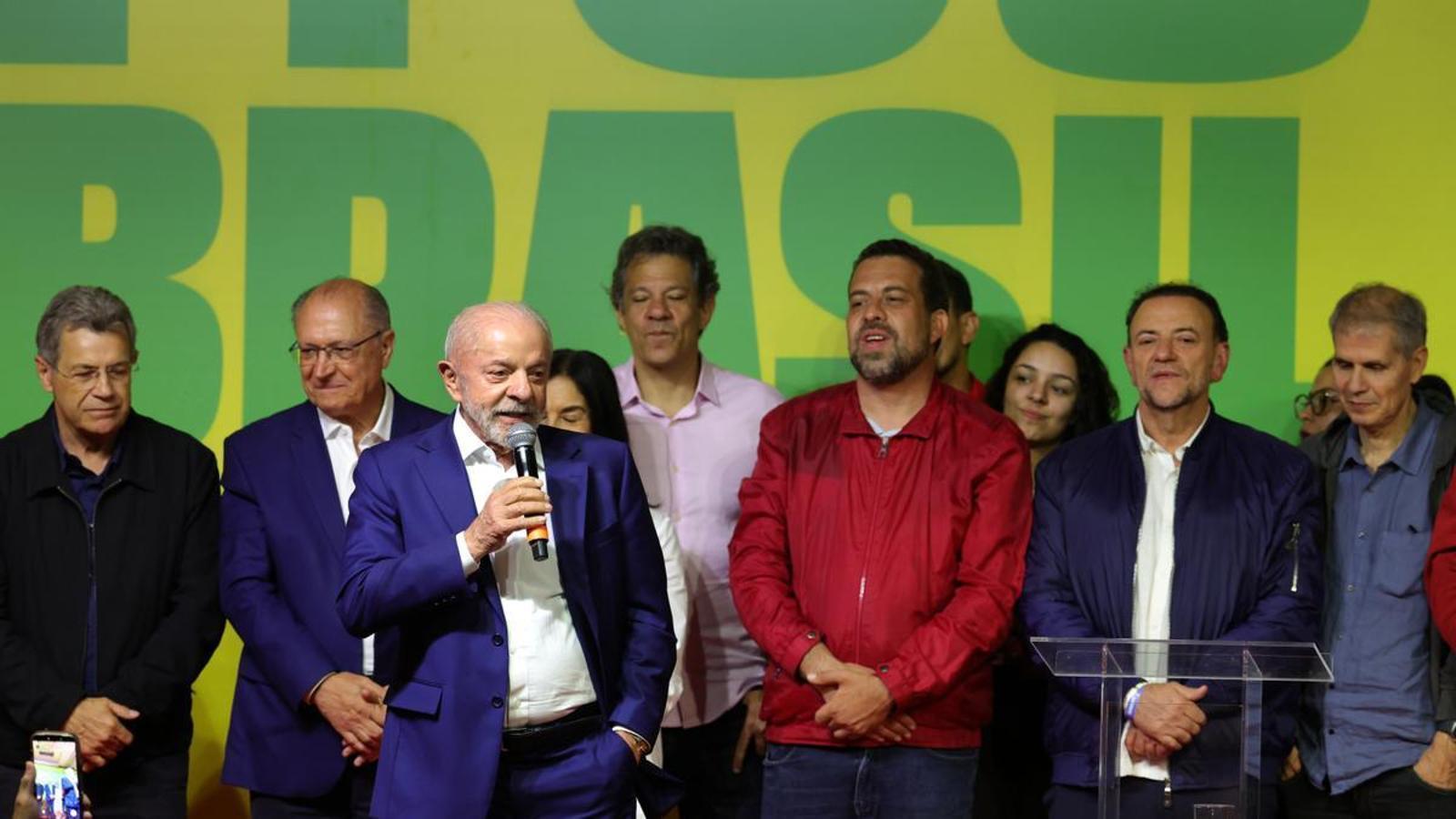 The acting president of Brazil, Lula, witnessed a campaign event last Sunday in Sao Bernardo do Campo.