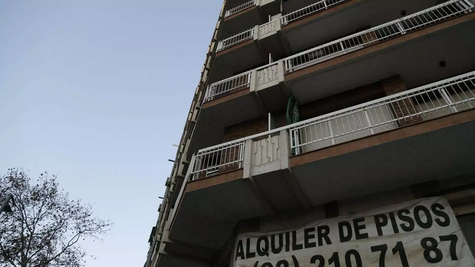 Una promoció de pisos en lloguer a la ciutat de Barcelona.